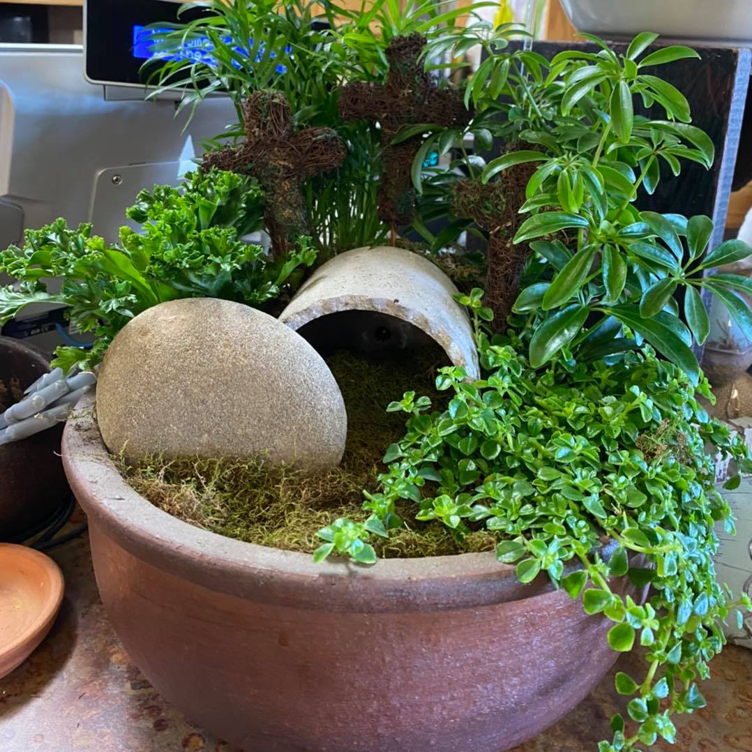 Empty Tomb Planter