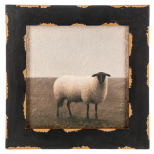 Distressed Frame Vintage Country Scene Wall Decor
