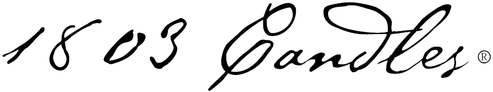 1803 Candles logo.